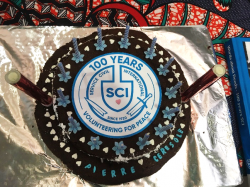 ICM birthday cake for SCI