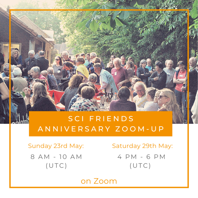 SCI friends anniversary zoom-up