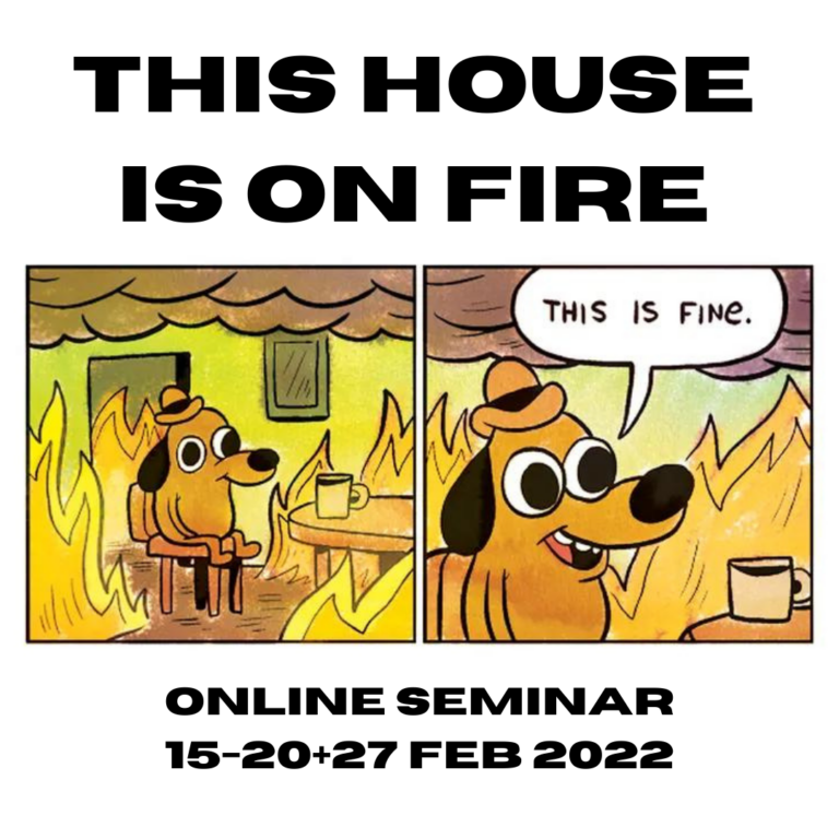 This House is on Fire: Seminar on political communication in SCI