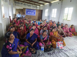 Girls, women in a meeting