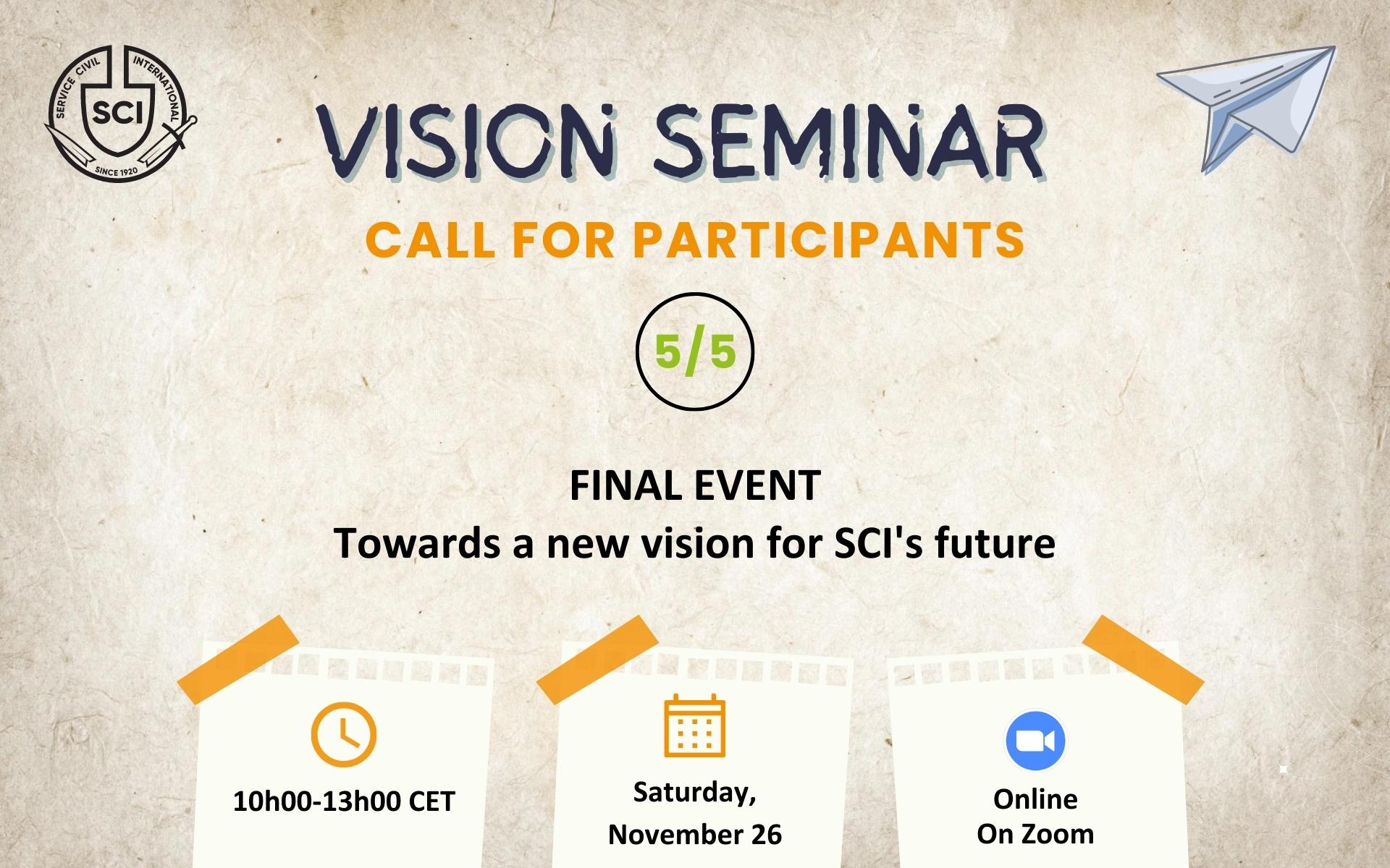 Towards a new vision for SCI's future