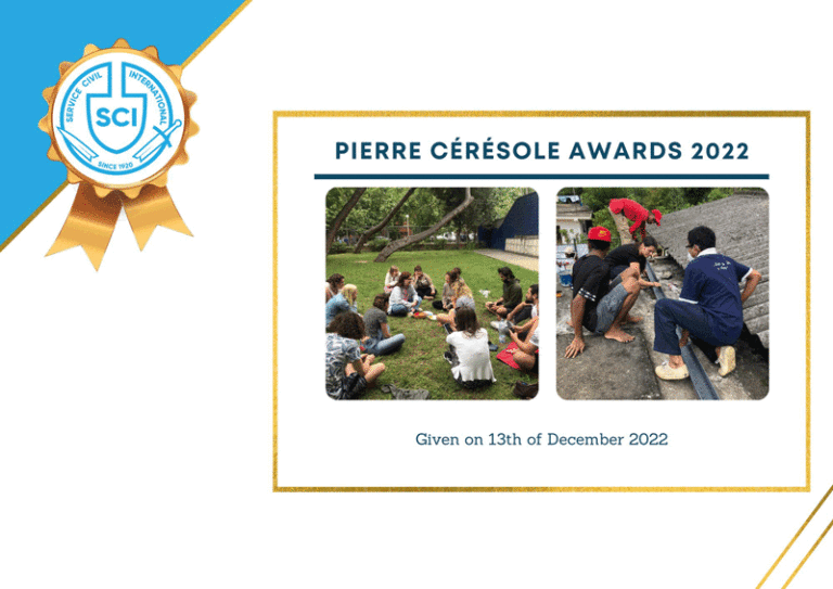 Pierre Cérésole Awards 2022