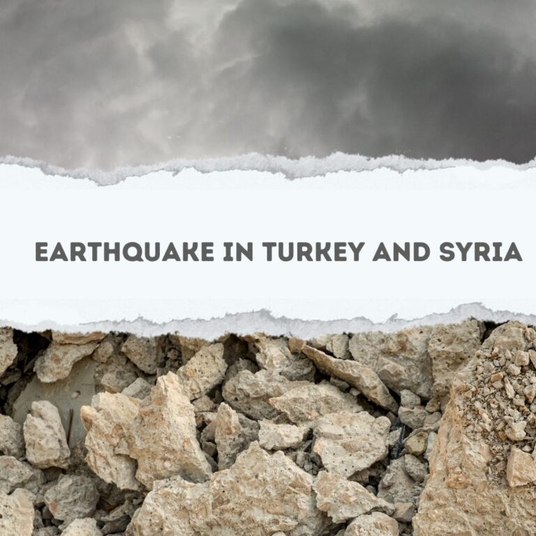 Earthquake in Turkey and Syria