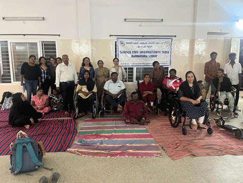 2 workcamps by SCI India Karnataka Group