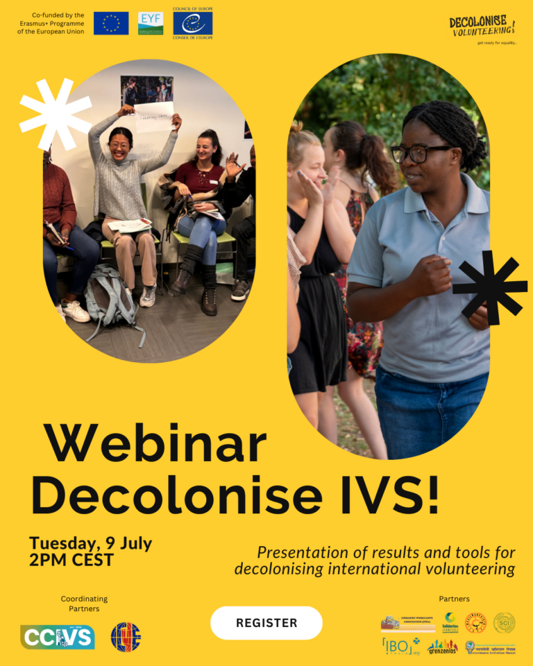 Webinar decolonise IVS on 9 July