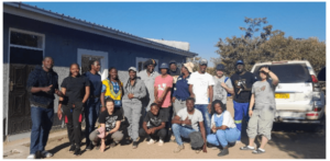 Grouph photo taken in zimbabwean