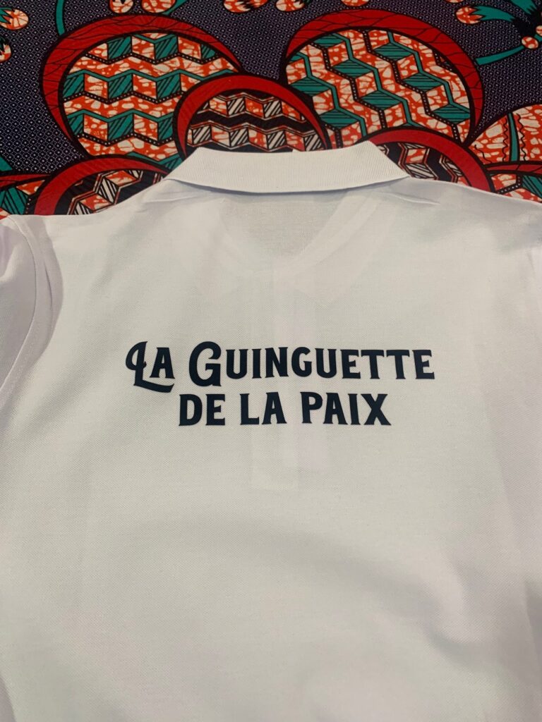 Shared solidarity meal at Guinguette de la Paix